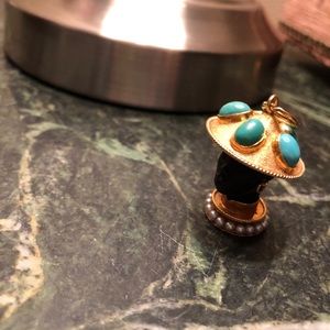 Antique 18k Gold Blackamoor Pendant❤️